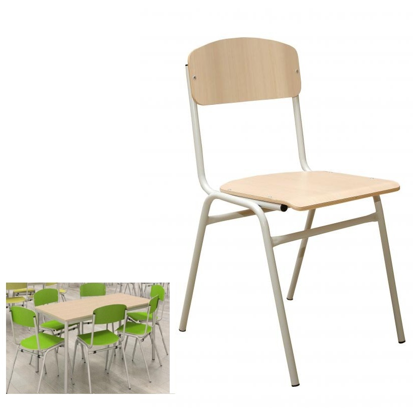 Стілець ISO №6 з покриттям HPL, 460х540х825 мм (ЛЕОНТЕК) (48460 HPL)